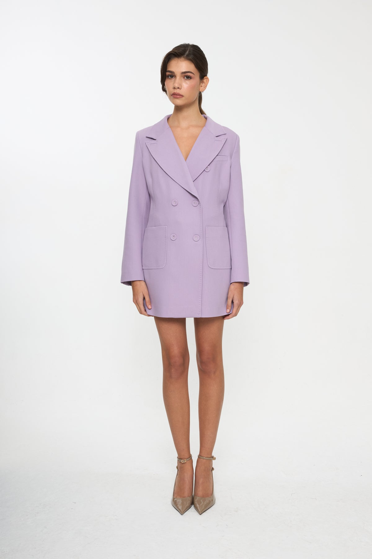 Lılac Ceket Elbise