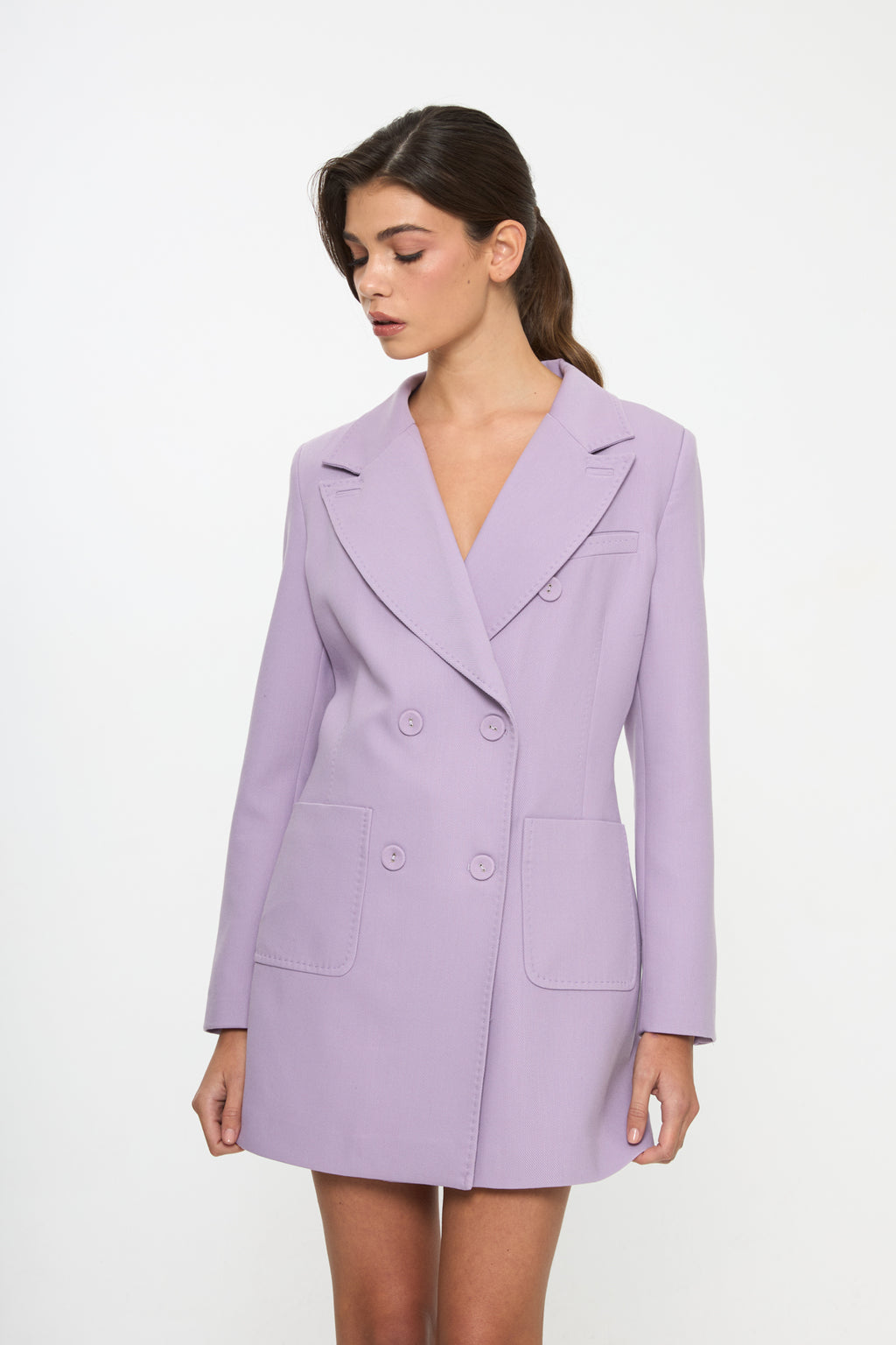 Lılac Ceket Elbise