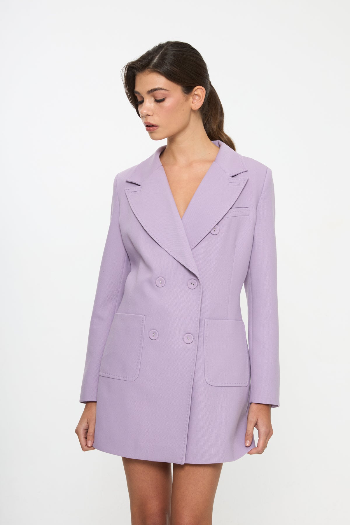 Lılac Ceket Elbise