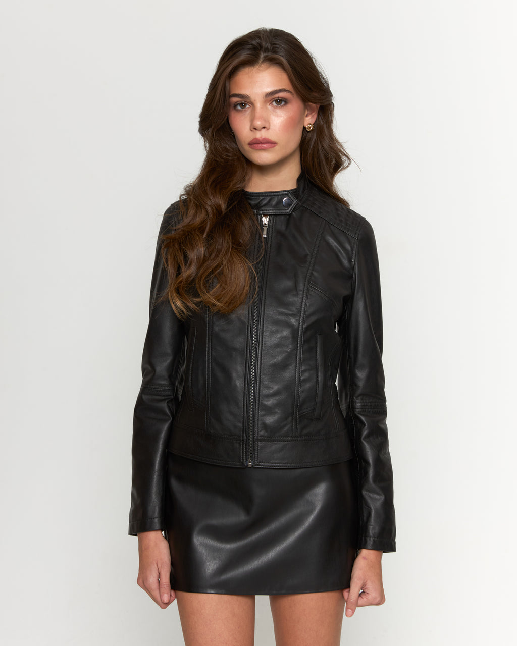 Onyx Hakiki Deri Biker Ceket