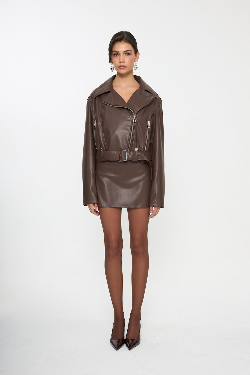 Zina Suni Deri Ceket